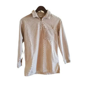 NU Construction Tan Mixed Corduroy Pullover Size Small